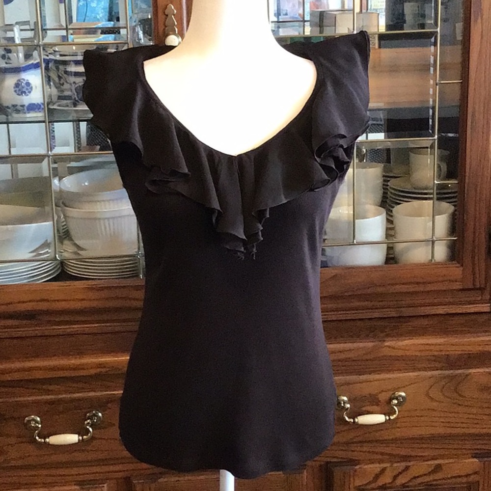 Ralph Lauren ruffle tee shirt